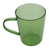 380ml Milk Cup High Borosilicate Glass Thermal Easy to Clean Glass Mug for Kitchens Hotels Coffee ShopsGreen In Australia - Darrahopens