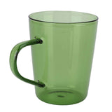 380ml Milk Cup High Borosilicate Glass Thermal Easy to Clean Glass Mug for Kitchens Hotels Coffee ShopsGreen In Australia - Darrahopens