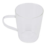 380ml Milk Cup High Borosilicate Glass Thermal Easy to Clean Glass Mug for Kitchens Hotels Coffee ShopsTransparent