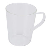 380ml Milk Cup High Borosilicate Glass Thermal Easy to Clean Glass Mug for Kitchens Hotels Coffee ShopsTransparent
