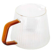 Coffee Cup High Borosilicate Transparent Thickened Tea Cup with Handle for Home Coffee Shop350ml In Australia - Darrahopens