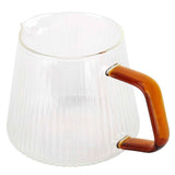 Coffee Cup High Borosilicate Transparent Thickened Tea Cup with Handle for Home Coffee Shop350ml In Australia - Darrahopens