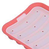 Sausage Mold Food Grade Silicone Nonstick Sausage Maker Molds Homemade Hot Dogs Mold DIY Baking Tools for Home Kitchen Restaurant HotelRed