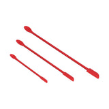 Small Spatula and Long Silicone Double Headed Mini Jam Cake Cream Makeup Bottle Spatula3pcs Red In Australia - Darrahopens