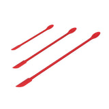 Small Spatula and Long Silicone Double Headed Mini Jam Cake Cream Makeup Bottle Spatula3pcs Red In Australia - Darrahopens