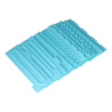 DIY Cream Scraper Combs Fondant Cake Pattern Modeling Tool for Home Kitchen Bakery1Set(12Pcs) In Australia - Darrahopens