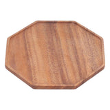Tea Plate Natural Wood Environmental Protection Uniform Texture Odorless Serving Tray25x25x2cm