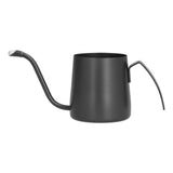Coffee Pot Stainless Steel Long Narrow Spout Gooseneck Uncoated Tea Pot for Home Black350ml