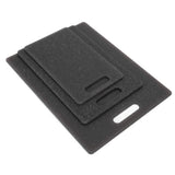 3Pcs Cutting Board Set Imitation Marble Pattern DoubleSided Chopping Board Kitchen Accessory(Black )