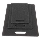 3Pcs Cutting Board Set Imitation Marble Pattern DoubleSided Chopping Board Kitchen Accessory(Black )