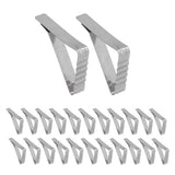 24pcs Table Cloth Holder Stainless Steel Stable Durable Table Cloth Clip for Outdoor Garden Picnic In Australia - Darrahopens