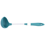 Silicone Cooking Utensils Silicone Stainless Steel Heat Insulation Anti Scalding Comfortable Grip Cooking UtensilsSpoon