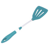 Silicone Cooking Utensils Silicone Stainless Steel Heat Insulation Anti Scalding Comfortable Grip Cooking UtensilsHollow Shovel