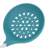 Silicone Cooking Utensils Silicone Stainless Steel Heat Insulation Anti Scalding Comfortable Grip Cooking UtensilsColander