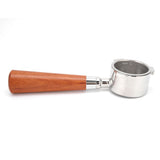 Coffee Bottomless Portafilter Stainless Steel Filter Holder Basket Replacement Tool Coffee Machine Accessory51mm Rosewood In Australia - Darrahopens