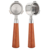 Coffee Bottomless Portafilter Stainless Steel Filter Holder Basket Replacement Tool Coffee Machine Accessory51mm Rosewood