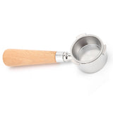 Coffee Bottomless Portafilter Stainless Steel Filter Holder Basket Replacement Tool Coffee Machine Accessory54mm Beech