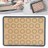Baking Mat Food Grade Silicone and Glass Fiber Non Stick Heat Resistant Dough Mat for Making Pastry Pizza Bread