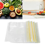 Polyethylene Sealed Preservation Bag Reusable Fresh Keeping Bags for Vegetable Fruit20pcs, 27x27cm /