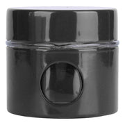 Coffee Bean Container Iron Glass Mini Sealed Jar Kitchen Storage Tank for Beans TeaBlack In Australia - Darrahopens