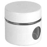 Coffee Bean Container Iron Glass Mini Sealed Jar Kitchen Storage Tank for Beans TeaWhite In Australia - Darrahopens