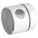 Coffee Bean Container Iron Glass Mini Sealed Jar Kitchen Storage Tank for Beans TeaWhite