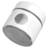 Coffee Bean Container Iron Glass Mini Sealed Jar Kitchen Storage Tank for Beans TeaWhite
