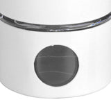Coffee Bean Container Iron Glass Mini Sealed Jar Kitchen Storage Tank for Beans TeaWhite