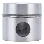 Coffee Bean Container Iron Glass Mini Sealed Jar Kitchen Storage Tank for Beans TeaSilver In Australia - Darrahopens
