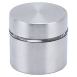 Coffee Bean Container Iron Glass Mini Sealed Jar Kitchen Storage Tank for Beans TeaSilver