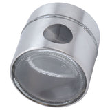 Coffee Bean Container Iron Glass Mini Sealed Jar Kitchen Storage Tank for Beans TeaSilver