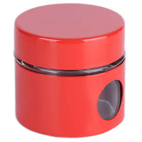 Coffee Bean Container Iron Glass Mini Sealed Jar Kitchen Storage Tank for Beans TeaRed In Australia - Darrahopens