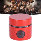 Coffee Bean Container Iron Glass Mini Sealed Jar Kitchen Storage Tank for Beans TeaRed In Australia - Darrahopens