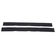 2Pcs 25in Black Stove Counter Cover Silicone Oil‑Proof Stain‑Proof Stove Gap Filler for Restaurant Kitchen