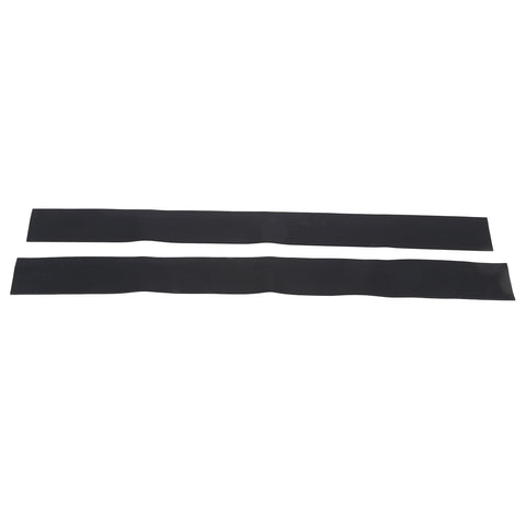 2Pcs 25in Black Stove Counter Cover Silicone Oil‑Proof Stain‑Proof Stove Gap Filler for Restaurant Kitchen