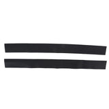 2Pcs 25in Black Stove Counter Cover Silicone Oil‑Proof Stain‑Proof Stove Gap Filler for Restaurant Kitchen