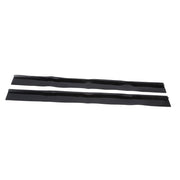 2Pcs 25in Black Stove Counter Cover Silicone Oil‑Proof Stain‑Proof Stove Gap Filler for Restaurant Kitchen