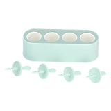 Ice Cream Mold Durable Reusable Food Grade Silicone Mould DIY Tools for Home KitchenGreen