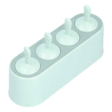 Ice Cream Mold Durable Reusable Food Grade Silicone Mould DIY Tools for Home KitchenGreen