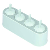 Ice Cream Mold Durable Reusable Food Grade Silicone Mould DIY Tools for Home KitchenGreen