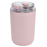 280ml Coffee Cup Household Portable Large Capacity Silicone Stainless Steel Vacuum Flask for Birthday GiftPink In Australia - Darrahopens