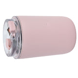 280ml Coffee Cup Household Portable Large Capacity Silicone Stainless Steel Vacuum Flask for Birthday GiftPink