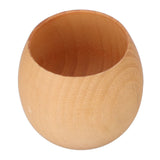Wood Tea Set Wooden Natural Wooden Tea Cup with Cleaning Brush and Spoon for Home Tea Shop(Light Color Spoon Brush )