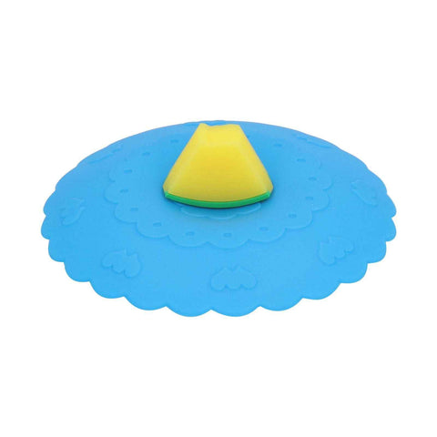 Silicone Lid Dustproof and Heat Resistant Hot and Cold Beverage Cup Cover for Kitchen HomeBlue In Australia - Darrahopens