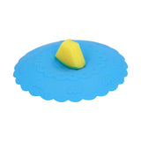 Silicone Lid Dustproof and Heat Resistant Hot and Cold Beverage Cup Cover for Kitchen HomeBlue In Australia - Darrahopens