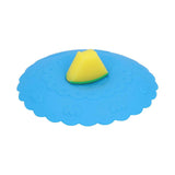 Silicone Lid Dustproof and Heat Resistant Hot and Cold Beverage Cup Cover for Kitchen HomeBlue In Australia - Darrahopens