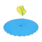 Silicone Lid Dustproof and Heat Resistant Hot and Cold Beverage Cup Cover for Kitchen HomeBlue In Australia - Darrahopens