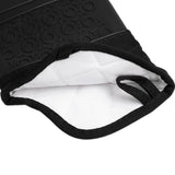 Insulation Gloves Thickened Silicone Barbecue Microwave Oven Anti Scalding Glove for Kitchen Baking CookingBlack