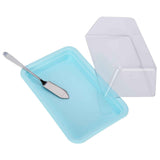 Rectangular Butter Cutting Box with Lid Portable Butter Storage Box for Home KitchenBlue In Australia - Darrahopens