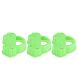 3Pcs Car Sandwich Cutter Food Grade Safe Convenient Easy Encourage Kids Cookie Mold